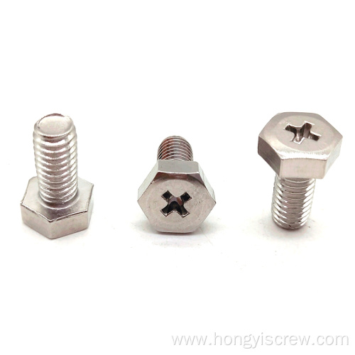 Buy Hex head machine screws with phillips drive